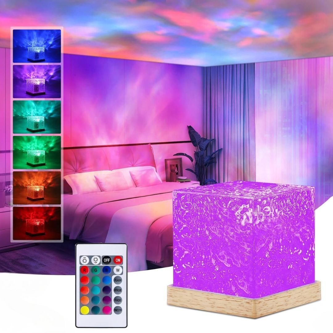Multi-Colour Ocean Wave Lamp, Ripple Light Projector - Looperz™